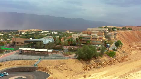 órbita aérea del kibutz yotvata, sur de aravá, israel