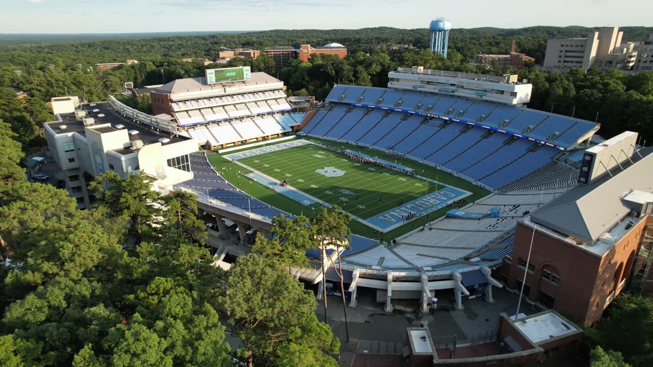drone kenan estadio universidad de carolina del norte unc verano unc chapel hill