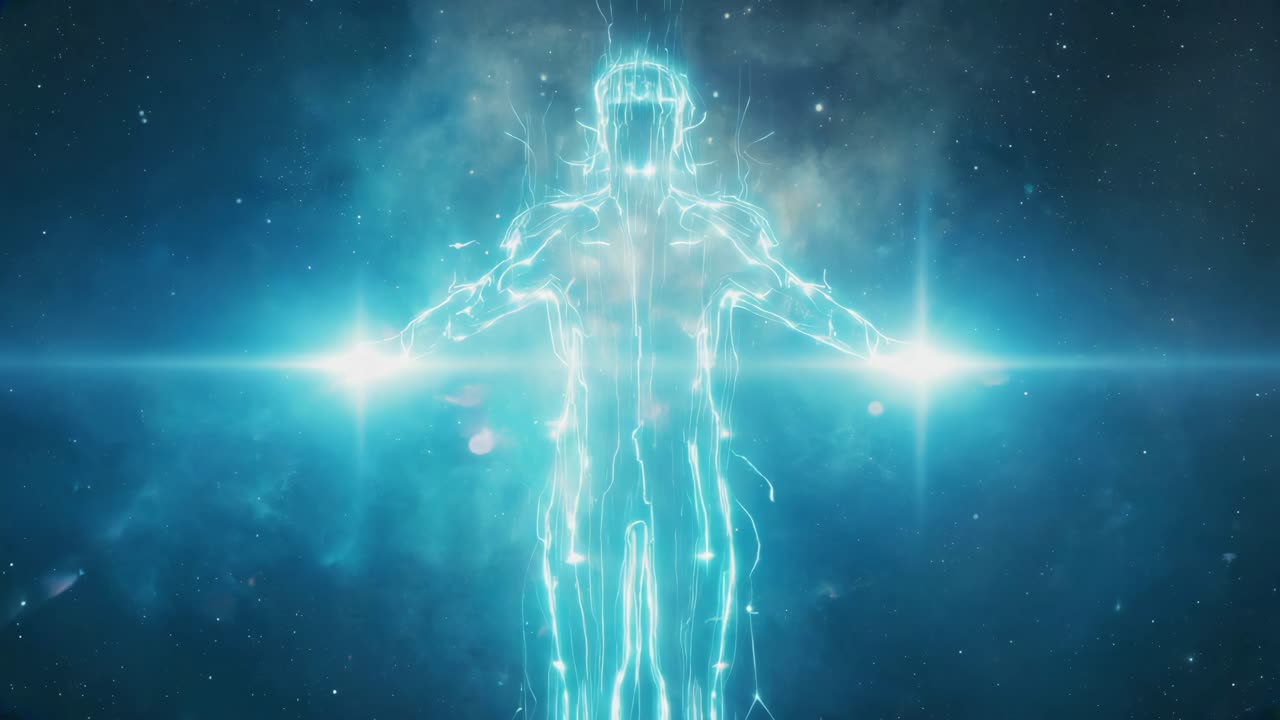 Energy Being in Space