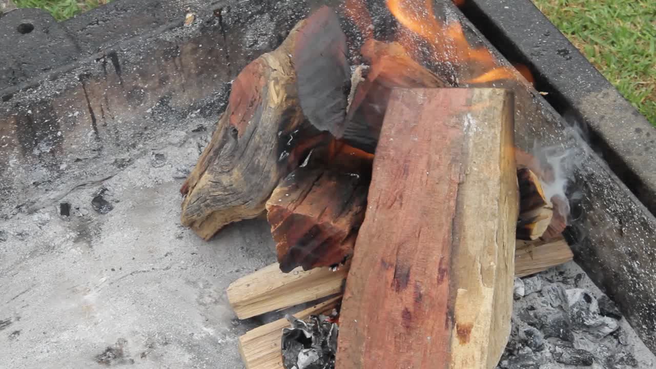 la barbacoa o fuego braai