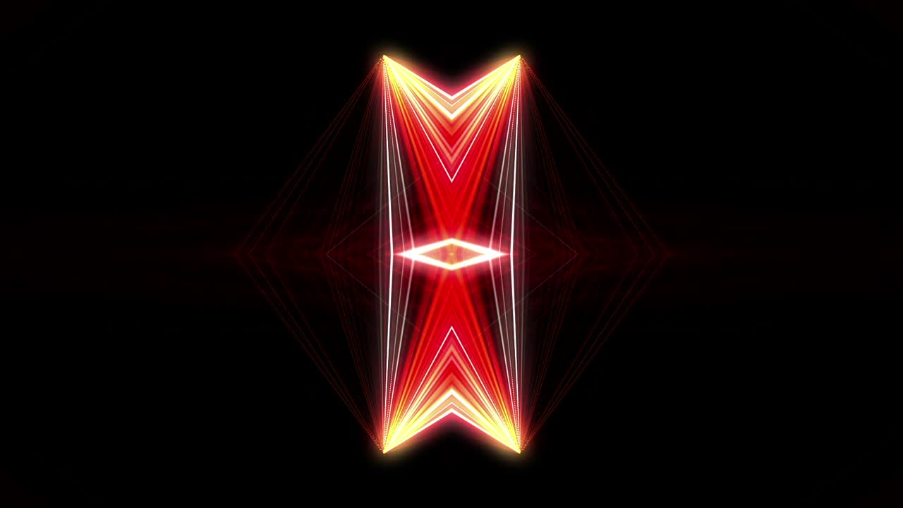 Abstract Geometric Neon Light Pattern Background