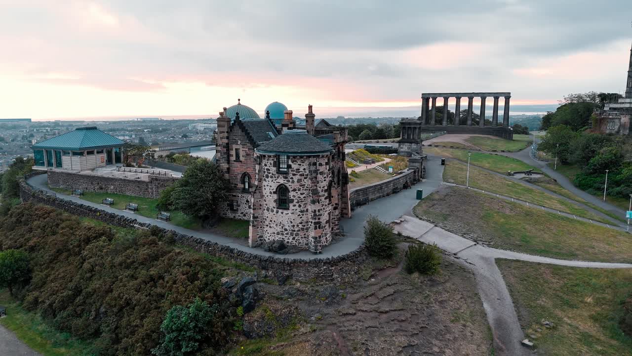 Aerial View of Calton Hill, Edinburgh