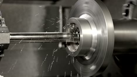 industry lathe machine work