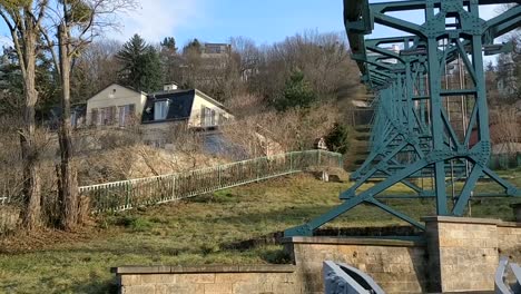 Dresden---Suspension-Railway-Onride-Upwards---Schwebebahn