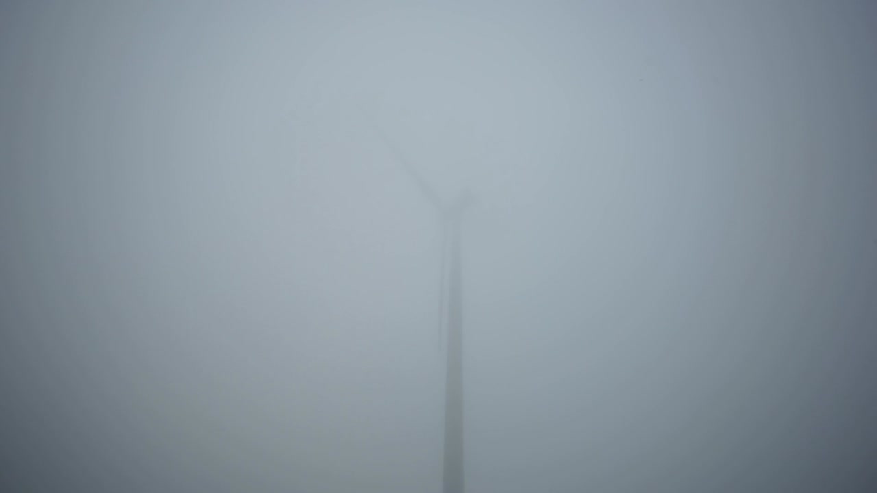 Wind Turbine in the Fog