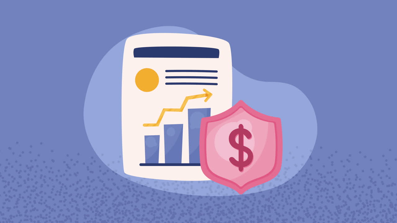 방패 애니메이션에서 돈 달러 기호