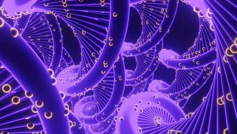 visualización de doble hélice de adn abstracta