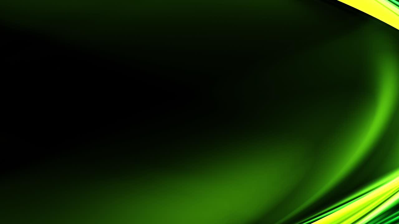 abstracto, liso, fondo de bucle animado de onda. colores brillantes y brillantes, verde, amarillo. para el registro de conciertos y fiestas, vacaciones. creatividad exitosa