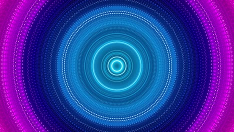 vj glitter blue purple rings of particles