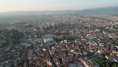 aerial district of old inns