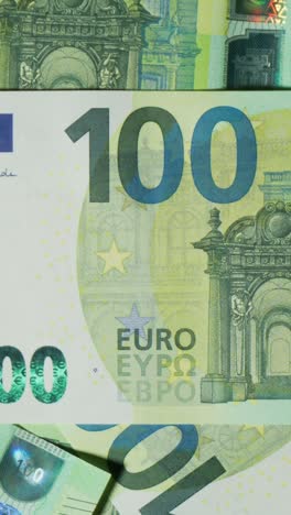 100 euro banknote close-up