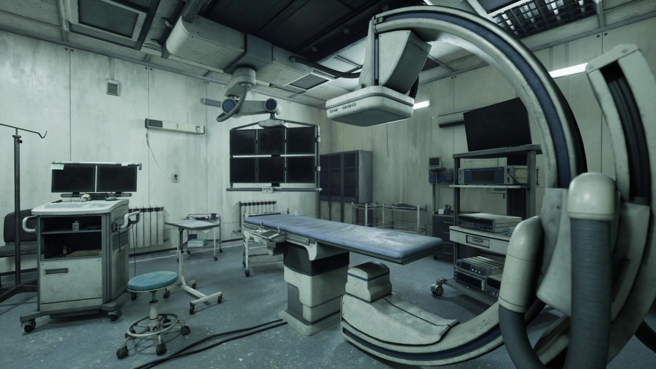Sala diagnostica attrezzata con moderni dispositivi di imaging