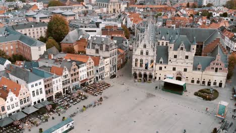 the grote markt, mechelen, belgium