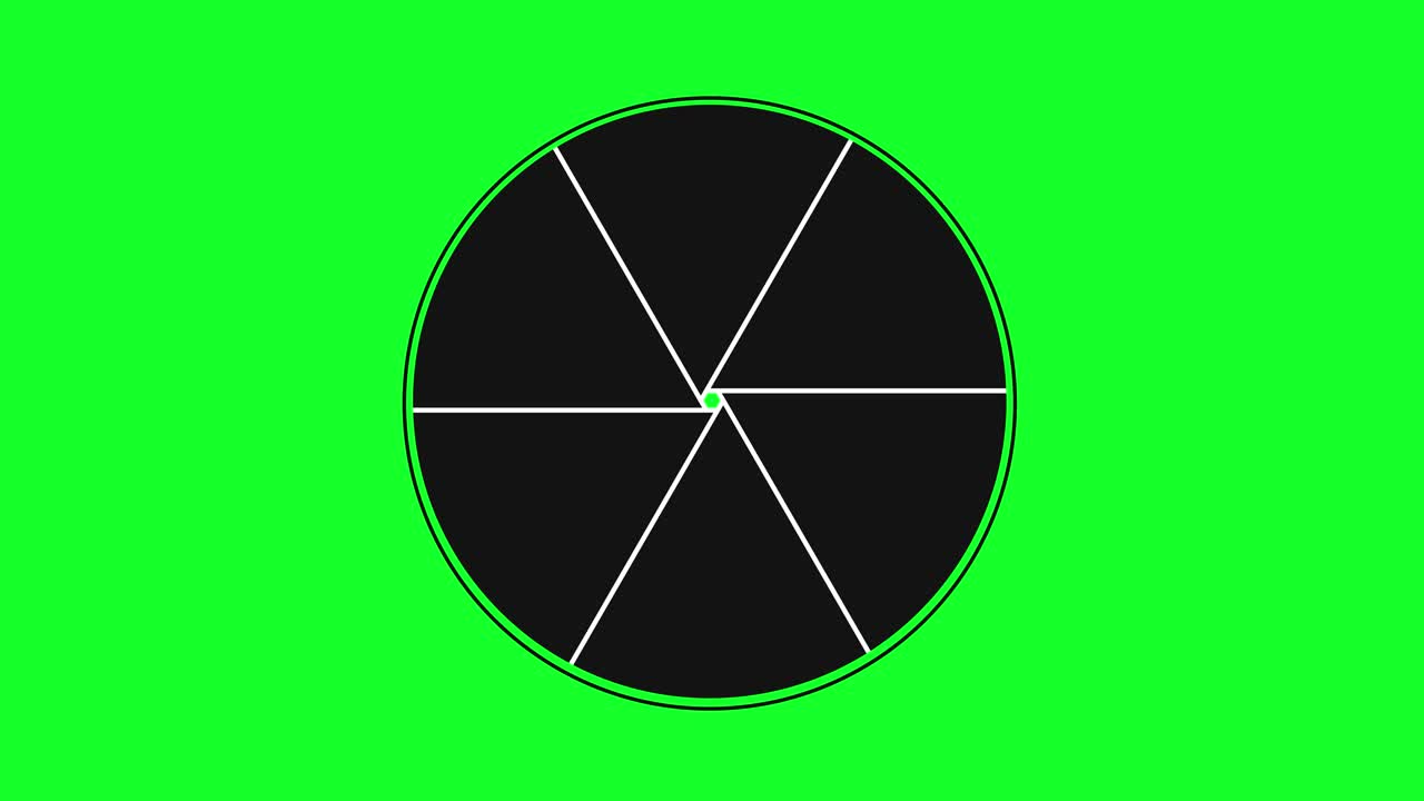 애니메이션 조리개, apature 카메라 그린스크린