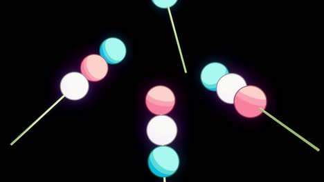dango es un dulce japonés.