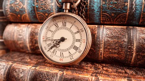 vintage pocket watch. vintage background concept of time history.