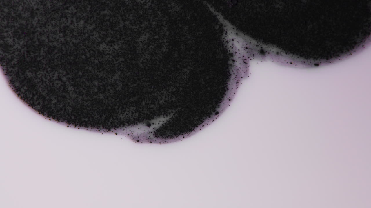 Abstract Ink Stains on White Surface