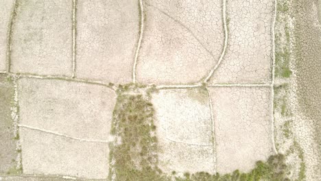 arid barren cracked land in severe drought in bangladesh