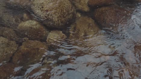 Kleiner-Fluss-Voller-Felsen-An-Einem-Wunderschönen-Ort