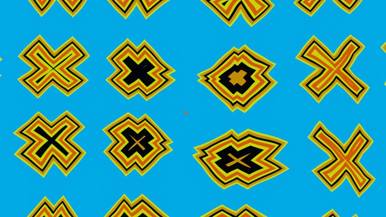 abstracción brillante de los colores naranja y azul