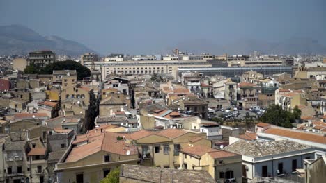 aerial view of a mediterranean city