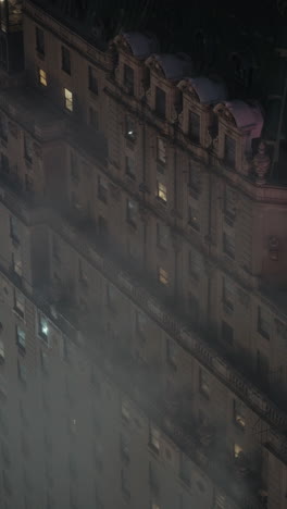 night view of a historic building in the city
