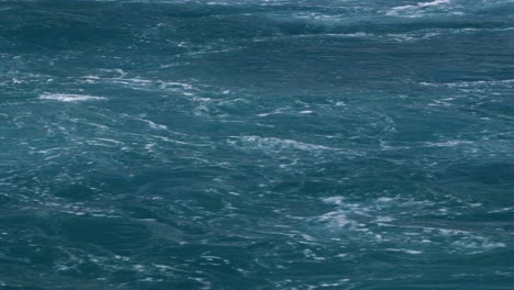 close-up of choppy ocean waves