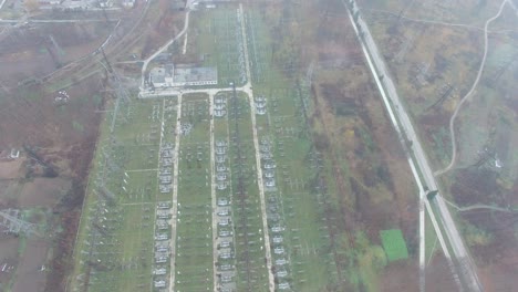 aerial view power plant