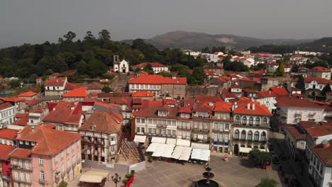 ponte de lima portugal and surrounding area, drone footage
