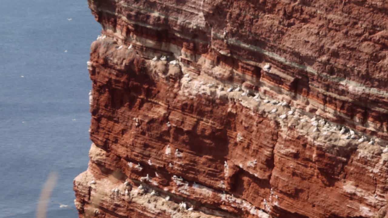 The Cliff and Rock formation at Helgoland, Heligoland, Germany, Europe