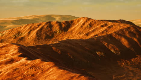 Dunas-De-Arena-Al-Atardecer-En-El-Desierto-Del-Sahara