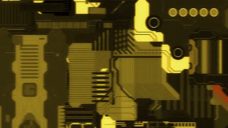 stylized electronic components background. seamless looping