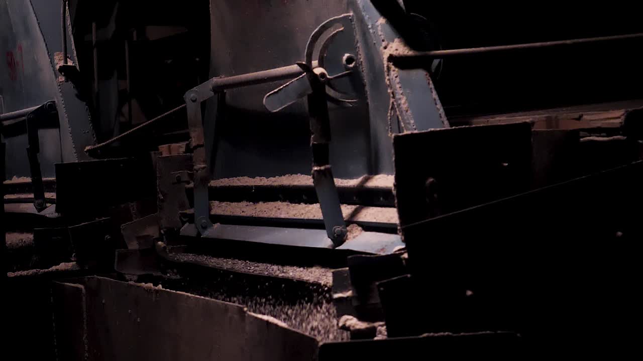 Industriemaschinen in einer Fabrik