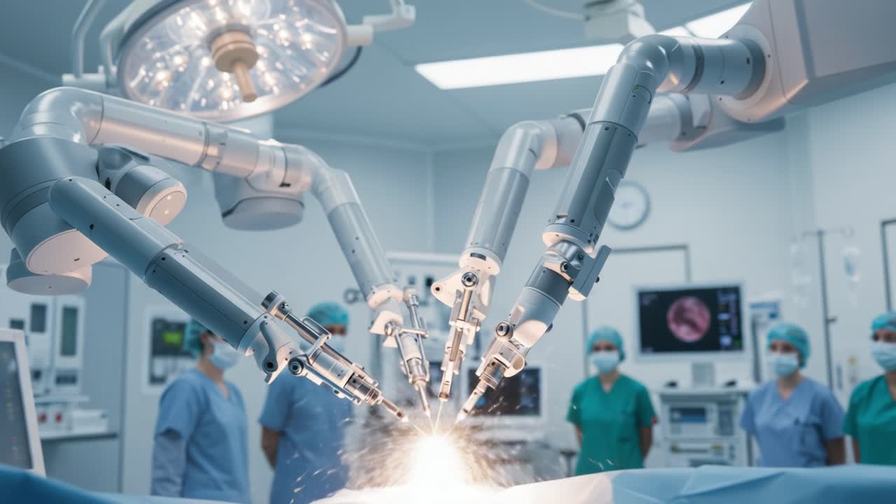 Advanced Robotic Surgery: A Revolutionary Approach to Precision Medicine in the Operating Room Showcasing State-of-the-Art Technology Enhancing Surgical Procedures