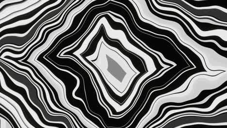 fondo abstracto en blanco y negro de cuadrados fluidos abstractos.