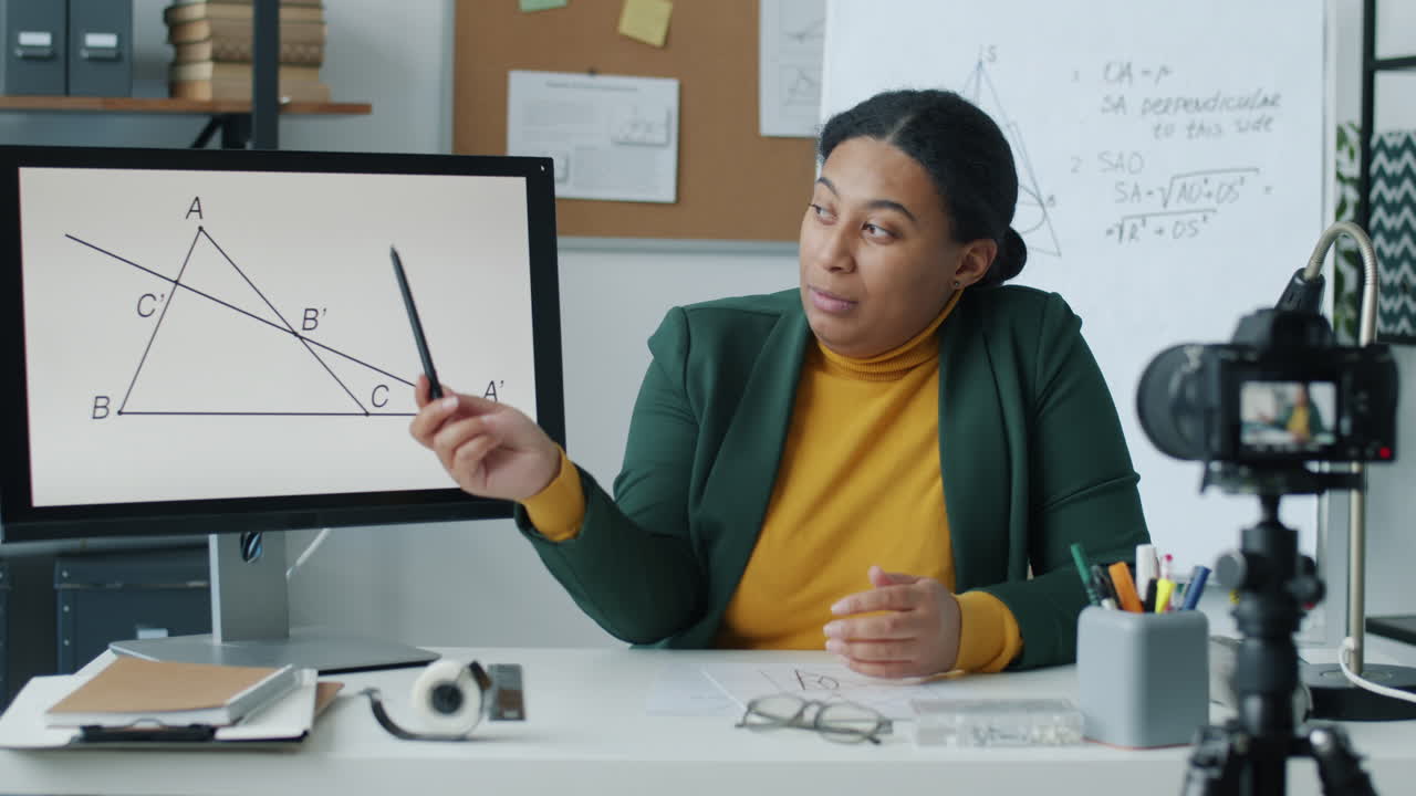 Online Math Lesson with a Teacher