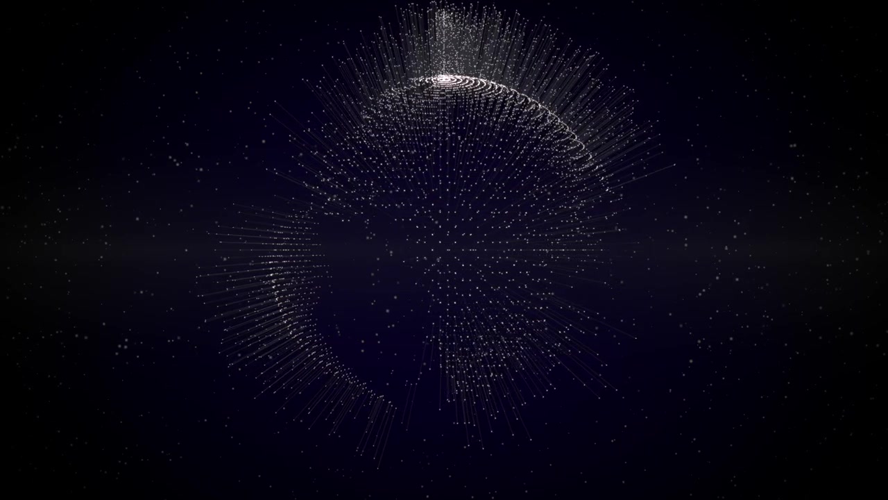 Abstract digital world representing global connectivity