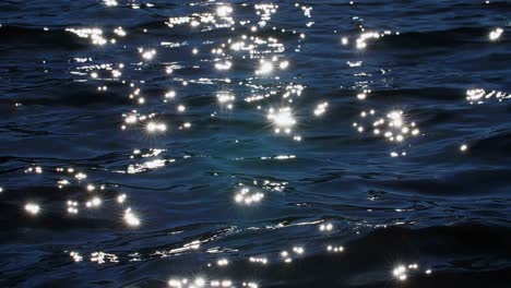 sun reflections on water