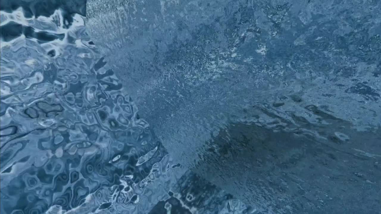 efecto sumergido en el reflejo del agua