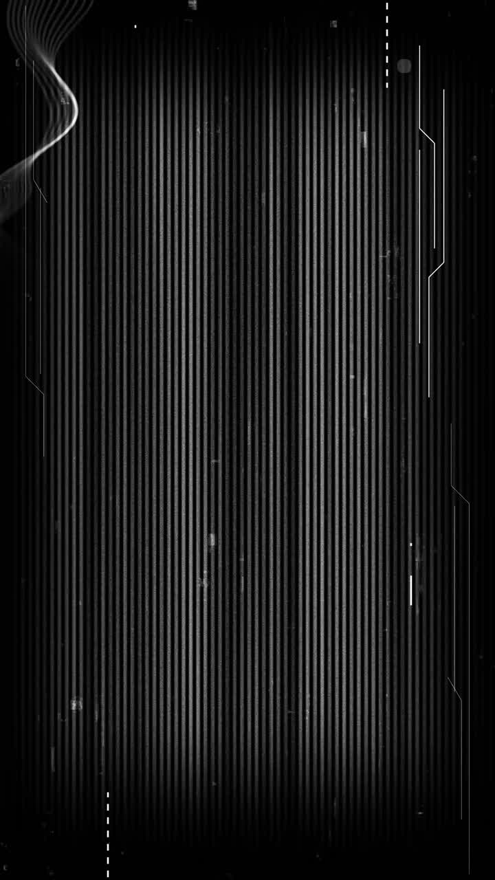 Latar belakang efek visual video garis bingkai batas, noise glitch layar TV