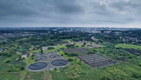 city waste management sewage and water treatment plants