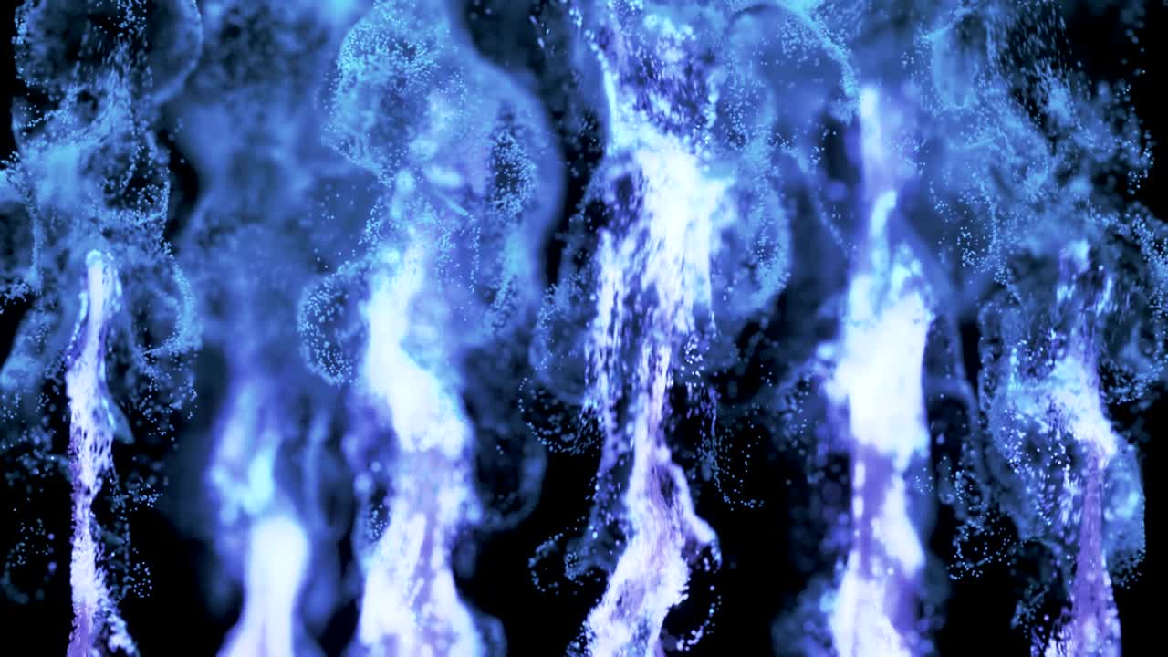 4k 추상적인 입자 폭발