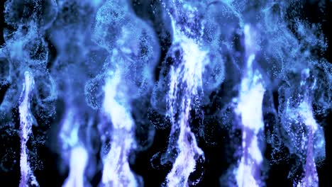 4k explosiones de partículas abstractas.