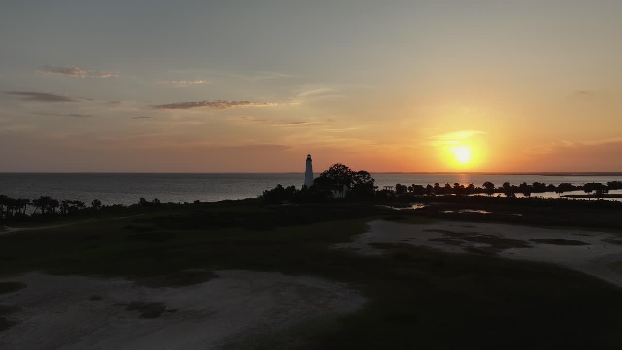 Vista aerea del Faro di St Mark.