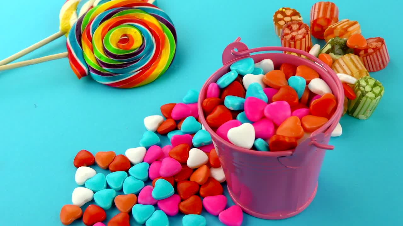 caramelo dulce gelatina y delicioso postre de azúcar