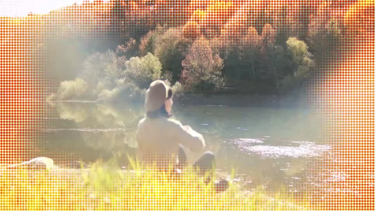 Digital Glitch Effect Over Diverse Urban and Nature Scenes