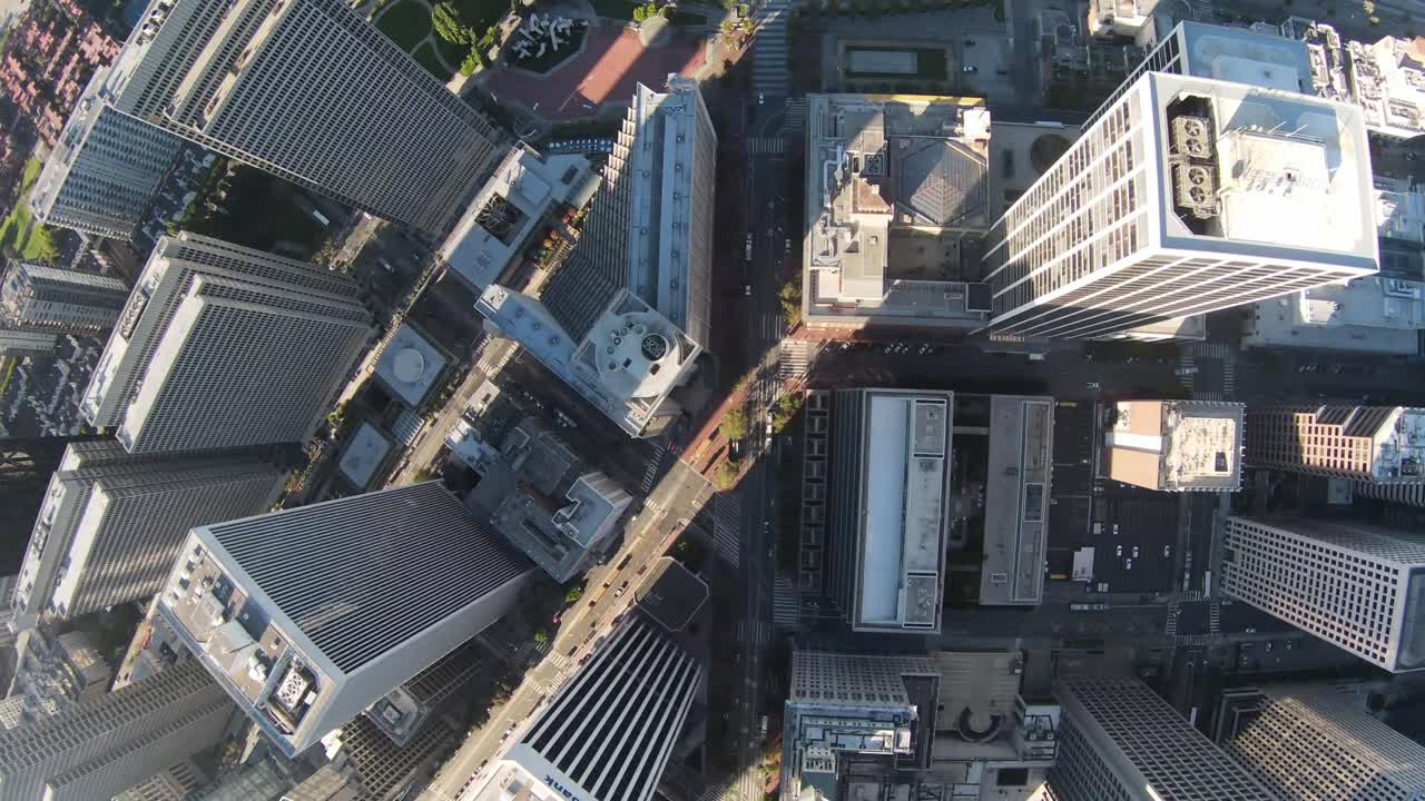 Vista aérea do centro de San Francisco