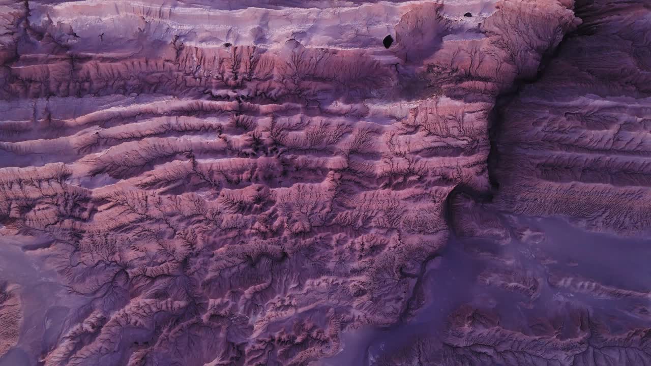 colorful mountains at sunset in the Atacama Desert - Chile