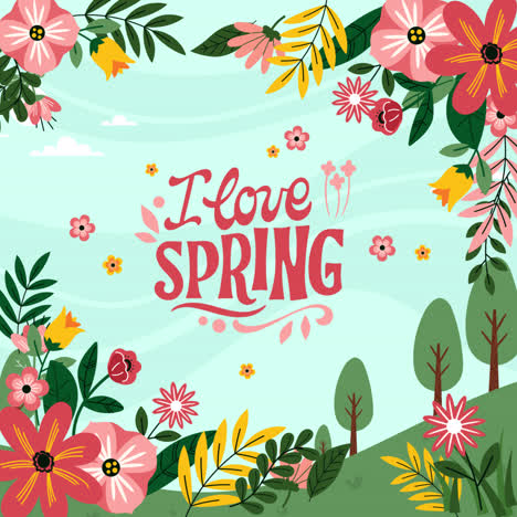 spring floral design