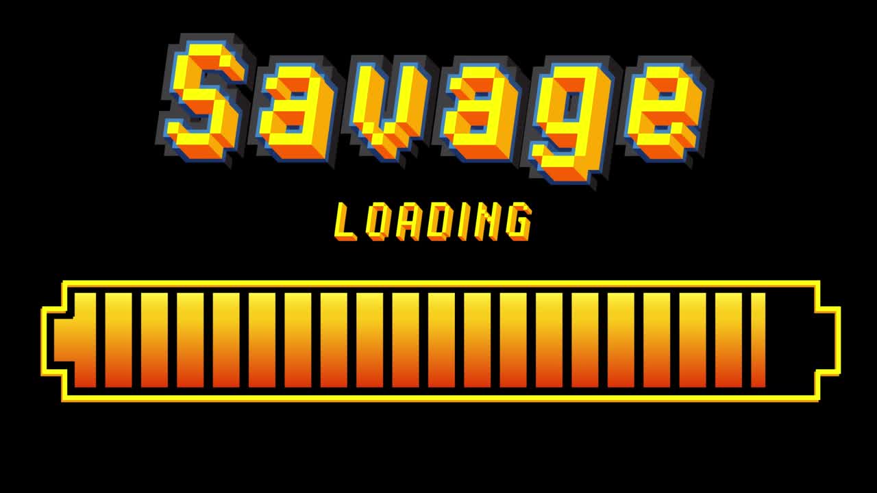 야만적인 텍스트 로딩, 다운로드, 업로드 바 표시